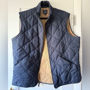 J. Crew Men's Quilted Vest - Navy